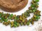 *40* 12x8mm Blended Yellow + Green Travertine Top Drilled Leaf Beads